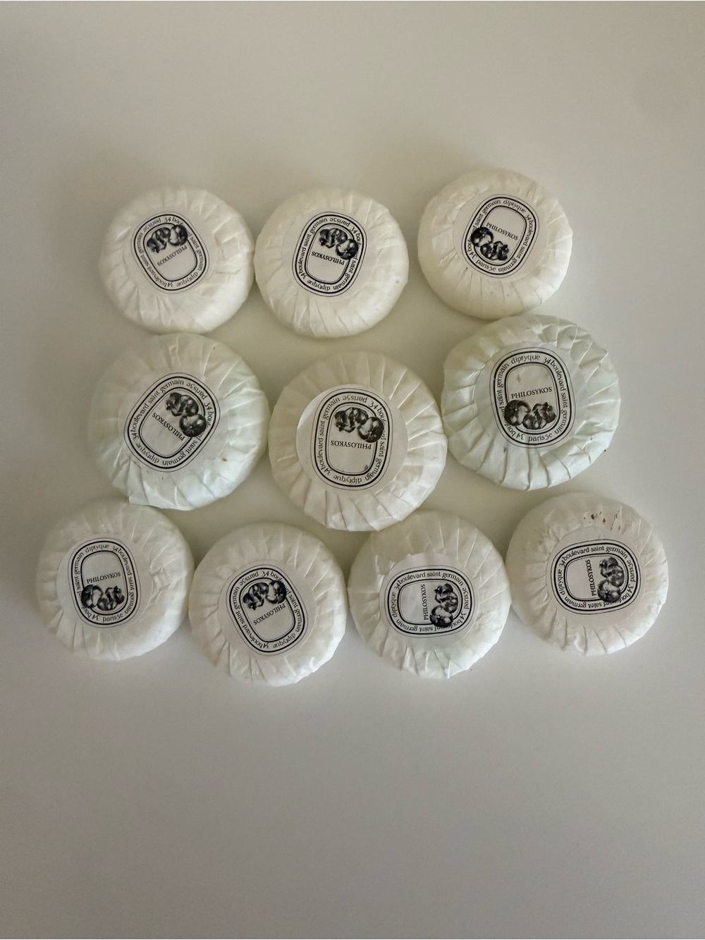 NEW - 10 Diptyque Philosykos Luxury Spa Bath Amenity Soap
